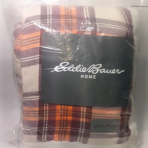 Eddie Bauer Home Throw Blanket Reversible Sherpa Fleece - Picture 2 of 2